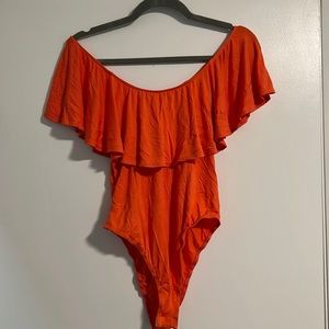 Off the shoulder bodysuit
